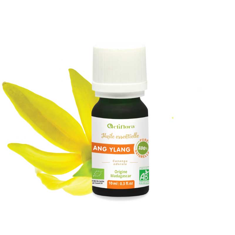 Huile essentielle Ylang-Ylang Bio Actiflora en flacon 10ml